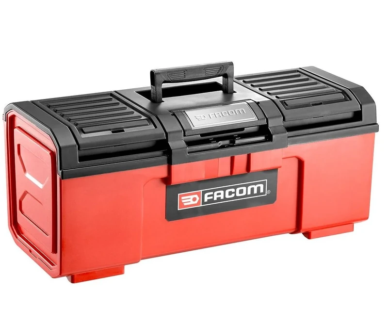FACOM BP.C24N Plastic Tool Box, Self-Closing, 24" Small Model, 260 mm Height, 273 mm Width, 603 mm Length
