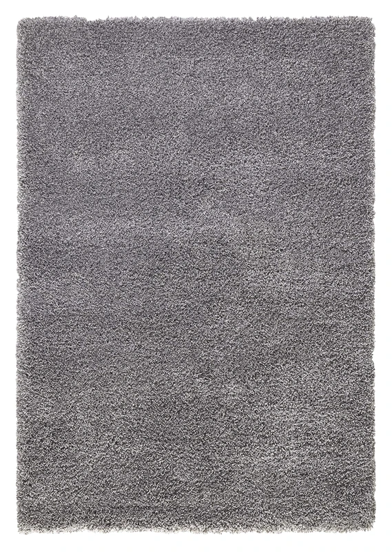 ibili Mint Rugs Venice Deep-Pile Rug, Mottled, Grey, 120 x 170 cm