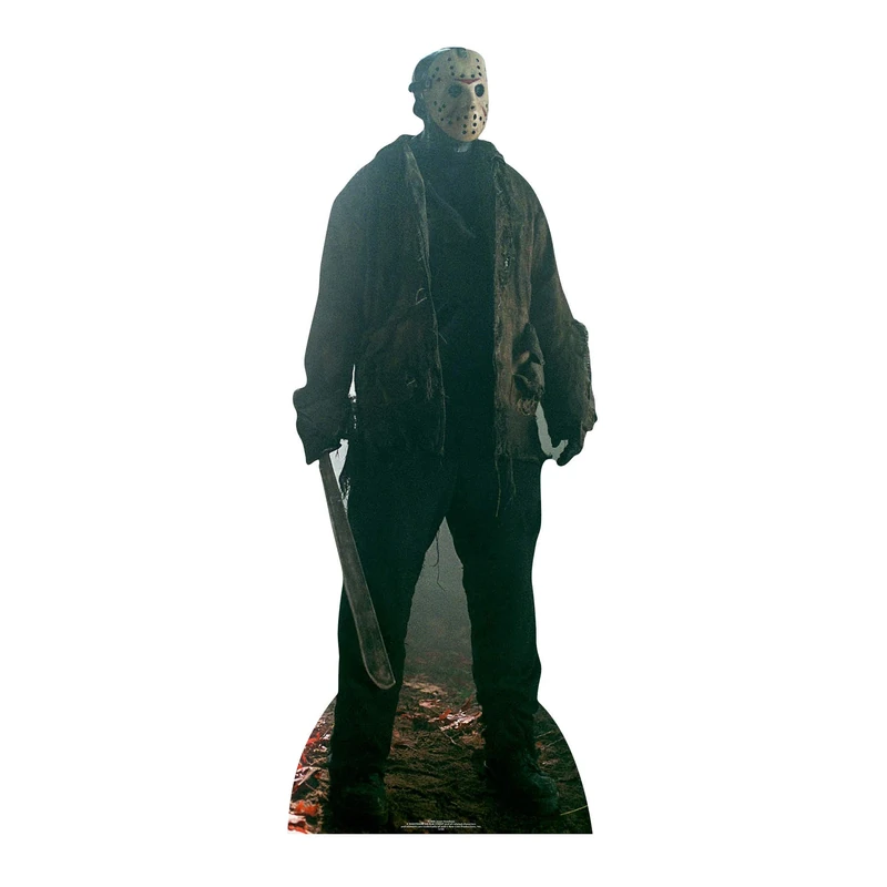 Star Cutouts Ltd SC888 Official Star Cutouts Jason Voorhees Life Size Cardboard Cut Out 190cm Tall, 190 x 2 x 190 cm