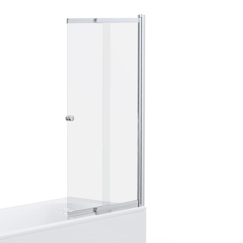 Sliding Bath Shower Glass Extending Screen Reversible Door Panel