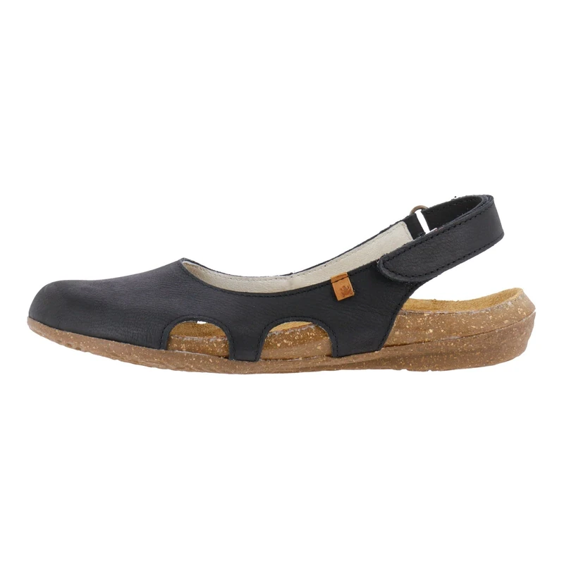El Naturalista Unisex Adults Slippers EL Viajero, Men´s,Ladies Loafers,Removable Insole,Open wrap-up,Slip-on Shoes,Black,39 EU / 6 UK