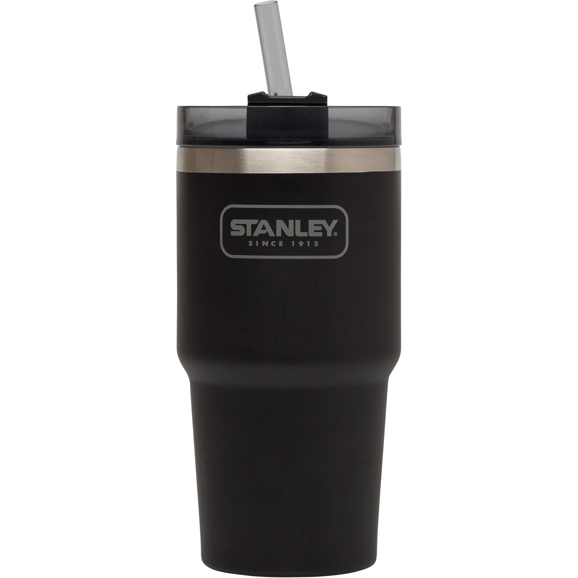 Stanley Adventure Vacuum Quencher, Matte Black, 20 oz/Small