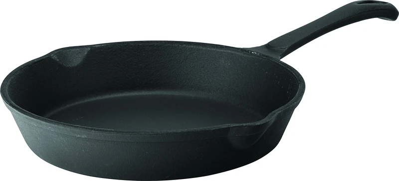 Utopia MH6104 Cast Iron and Boards Long Handled Skillet, 8", 20 cm (Pack of 6)