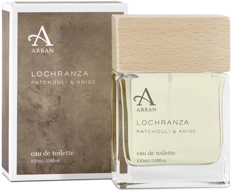 Arran Sense of Scotland Lochranza Eau de Toilette Spray for Men (100ml/3.3floz) Earthy, Enigmatic, Rich & Intricate with Woody Patchouli, Anise & Vetiver Enhanced with Bright Lemon & Grapefruit - Image 1