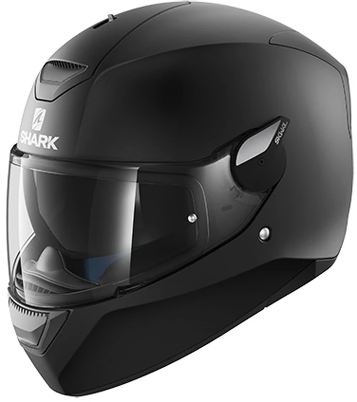 SHARK D-SKWAL BLANK Matt KMA Motorcycle Helmet, Black, Size S