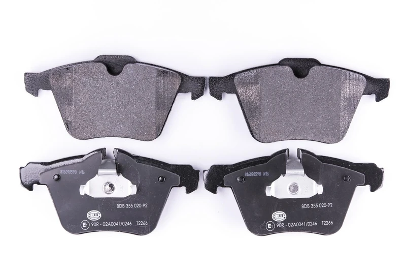 HELLA 8DB 355 020-921 Brake pad set - prepared for wear indicator - T2266 - for e.g. JAGUAR - Image 1
