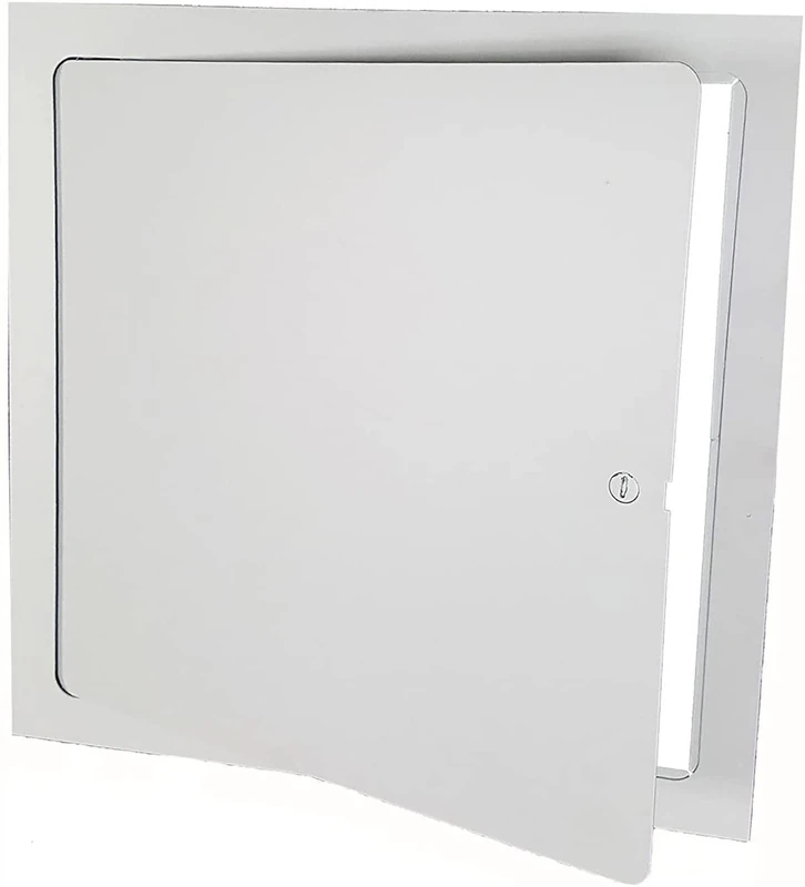 Premier Access Door 12 x 12 Flush Mount Steel Access Panel for Drywall, Powder Coated White