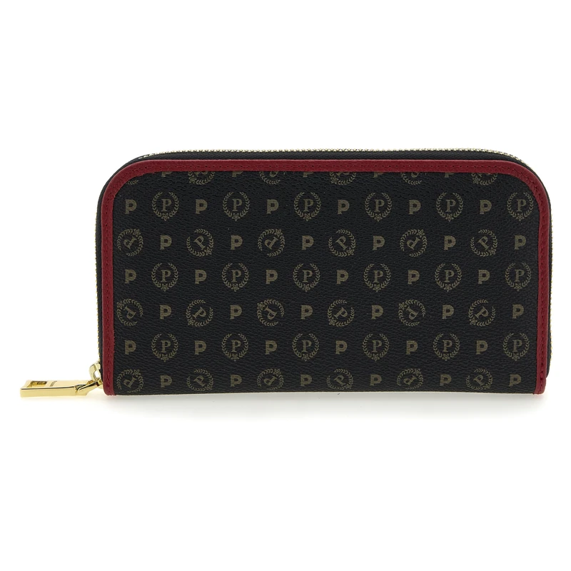 Pollini Heritage Zip Around Logo Classic Wallet
