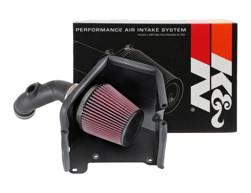 K&N 63-5506 Washable and Reusable Car Performance Intake Kit