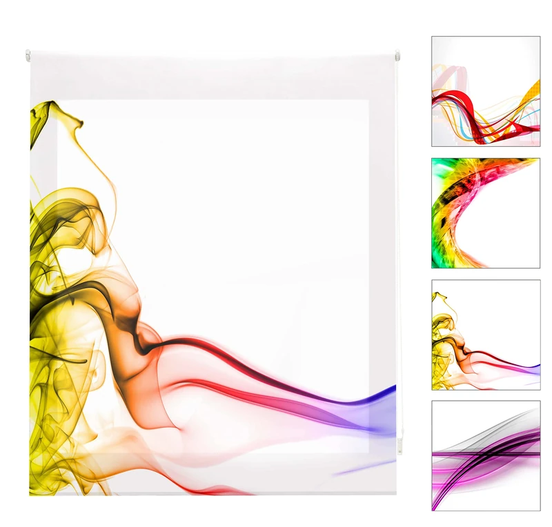 Blindecor Digital Translucent Roller Blind, Various Models,W-V-14658,130X180 cm