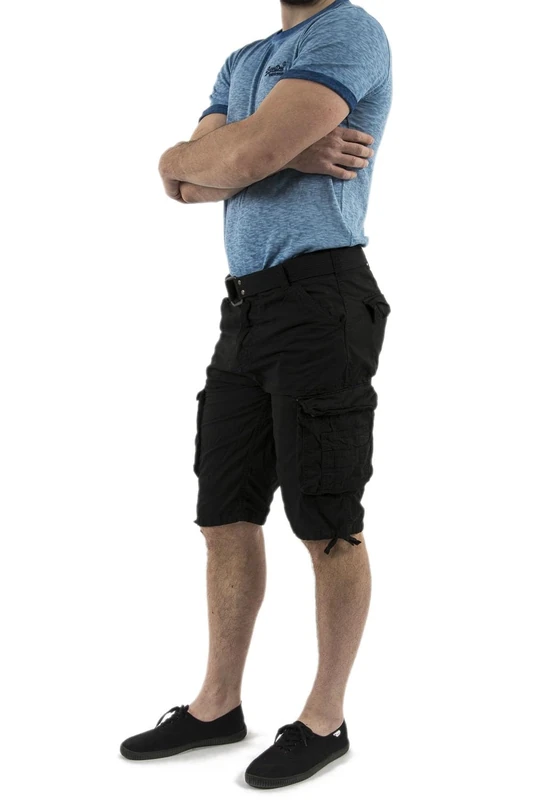 Schott NYC Men's Ranger 30 Swim Shorts, Black (Black), 32