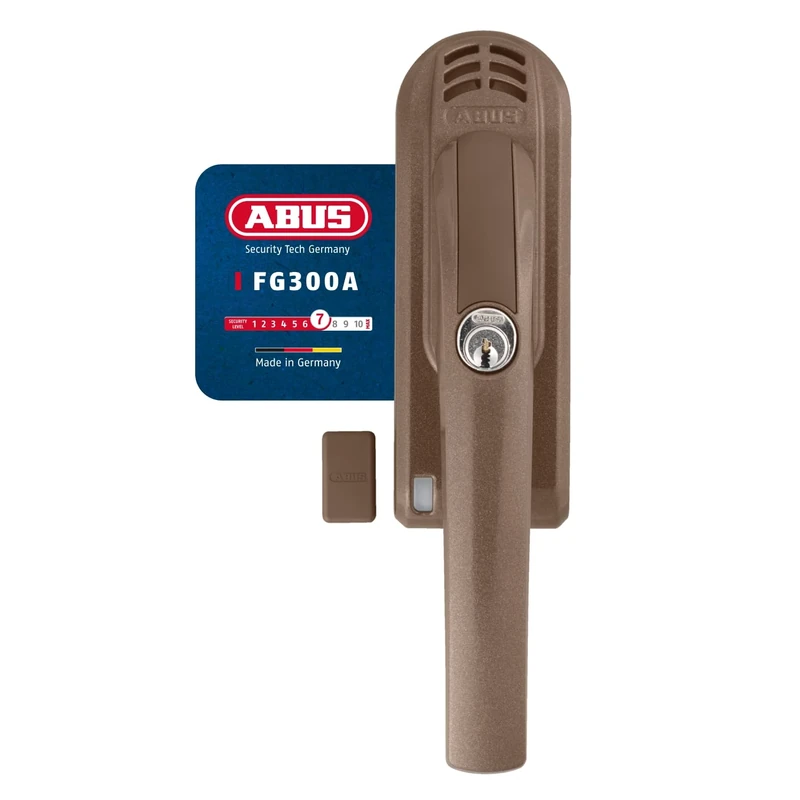 ABUS FG300 A W AL0125 Simultaneous Locking Brown Pack of 1, 71895
