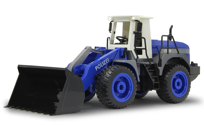 Jamara 410018 1:20 Scale 2.4 GHz Wheel Loader Polizei Vehicle