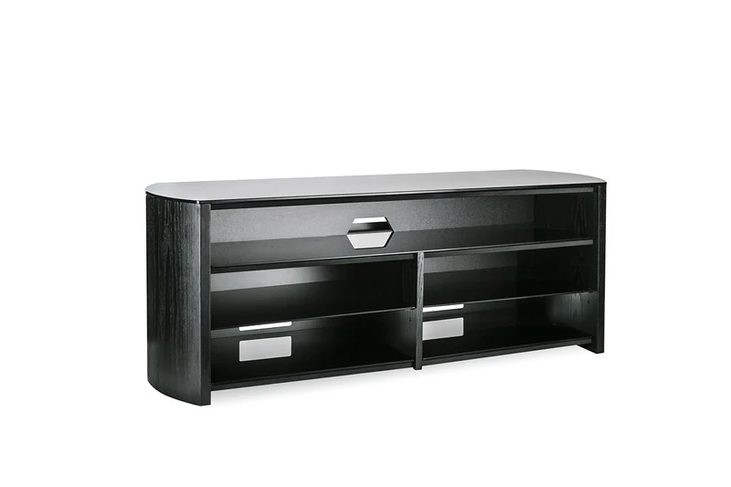 Alphason Finewoods Soundbar TV Stand - Black Oak