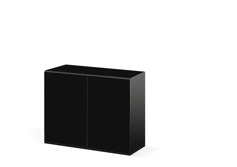 CIANO, EMOTIONS PRO 100 Black Wooden Aquarium Cabinet 102 x 40 x 83 cm - Stand with 2 Doors and Storage Compartment - Aquarium Cabinet for Fish, Made in Portugal