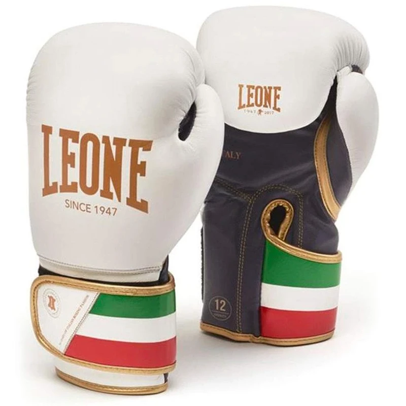 LEONE 1947, Boxing Gloves, Unisex Adult, White, 16 OZ, GN039