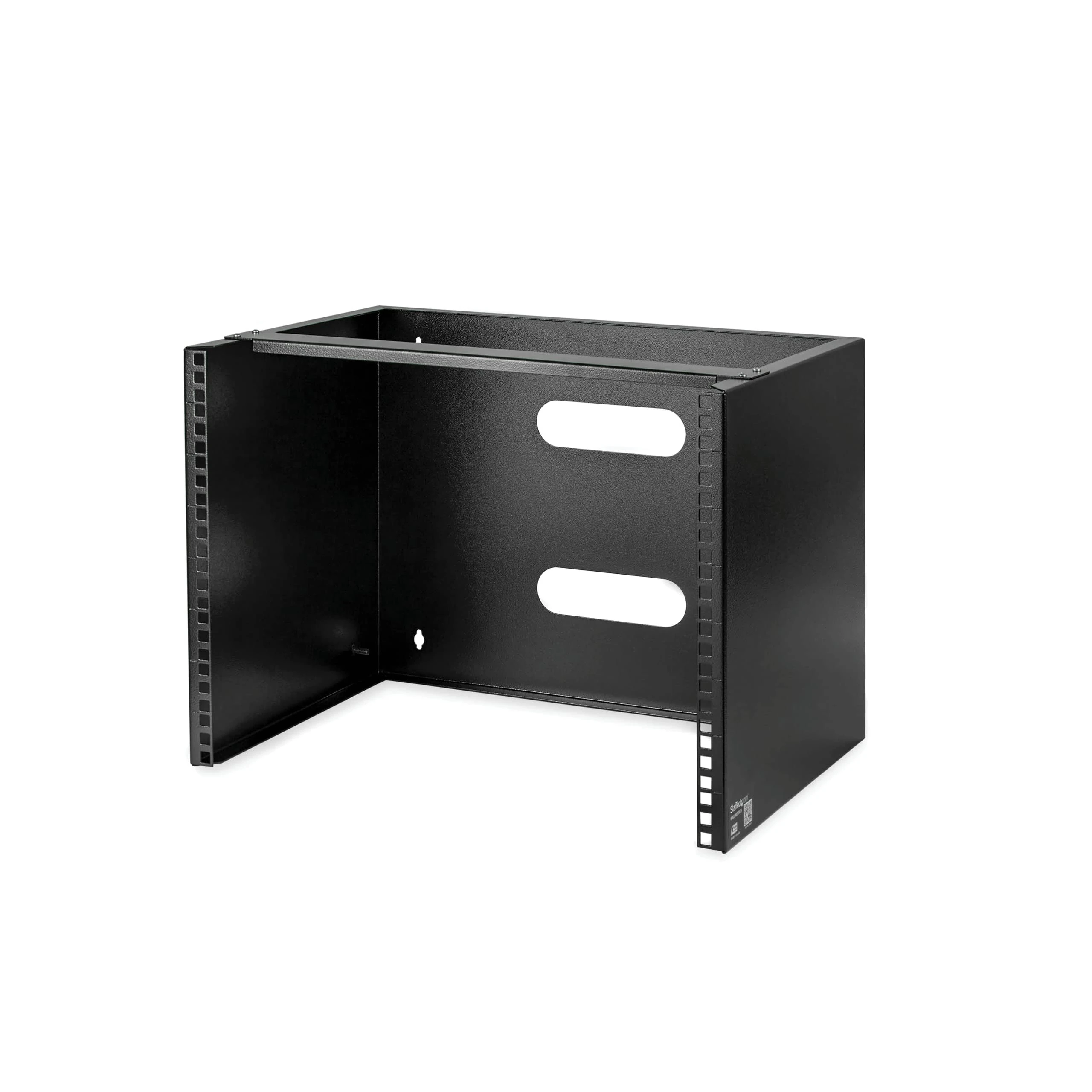 StarTech.com 8U Wall Mount Patch Panel Bracket - 13.75 inch Deep - 19" Patch Panel Rack for Shallow Network Equipment- 80lbs Capacity (WALLMOUNT8)