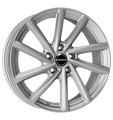 BORBET – V 7 x 17 Et40 5 X 112 Shiny Silver