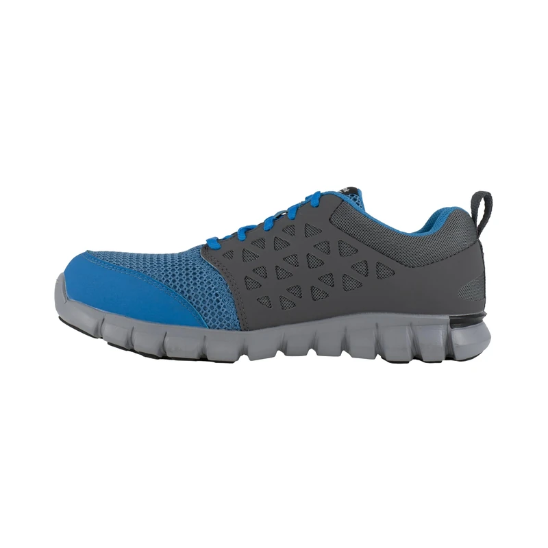 Reebok Work Men's Sublite Cushion Work RB4040 Industrial and Construction Shoe, Blue/Grey, 11.5 W US, Blue Grey, 11.5-W US Mens