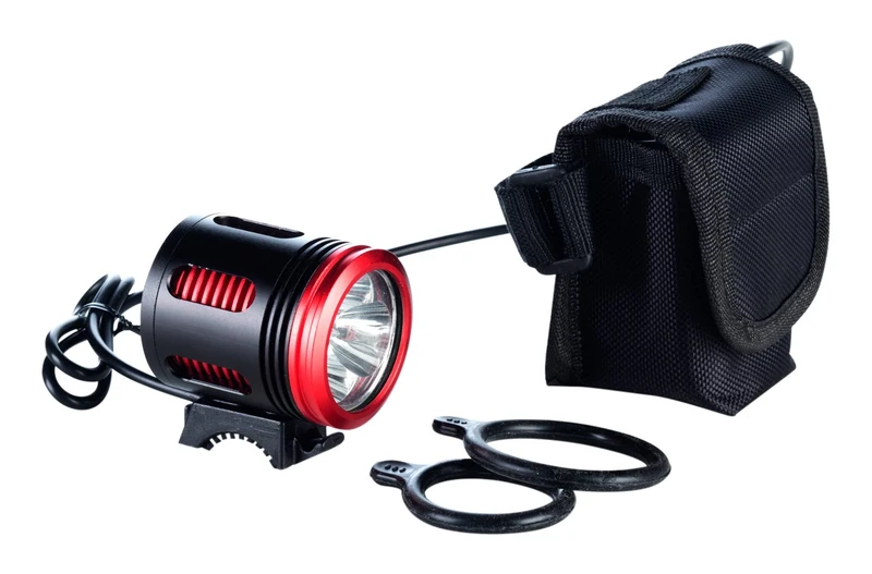 Cicli Bonin Unisex Adult Jy Hawk Front Handlebar 5 Led 3 Functions Lights - Black, One Size