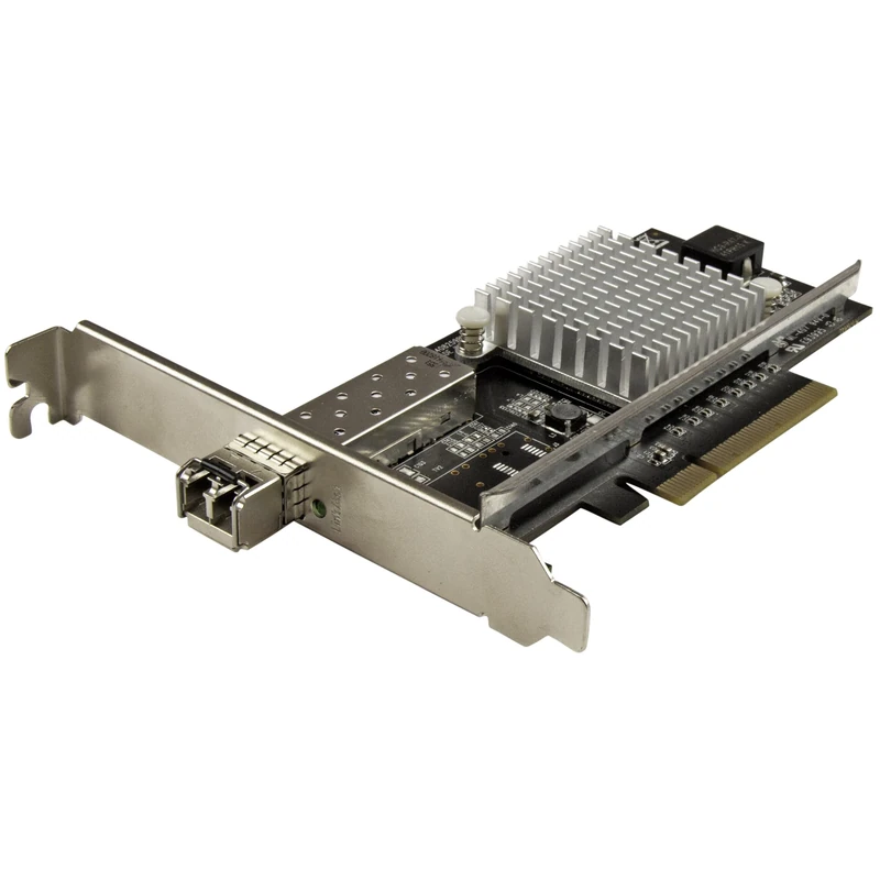 StarTech.com PEX10000SRI 10G Network Card, 1x 10G Open SFP+ Multimode LC Fibre Connector, Intel 82599 Chip, Gigabit Ethernet Card