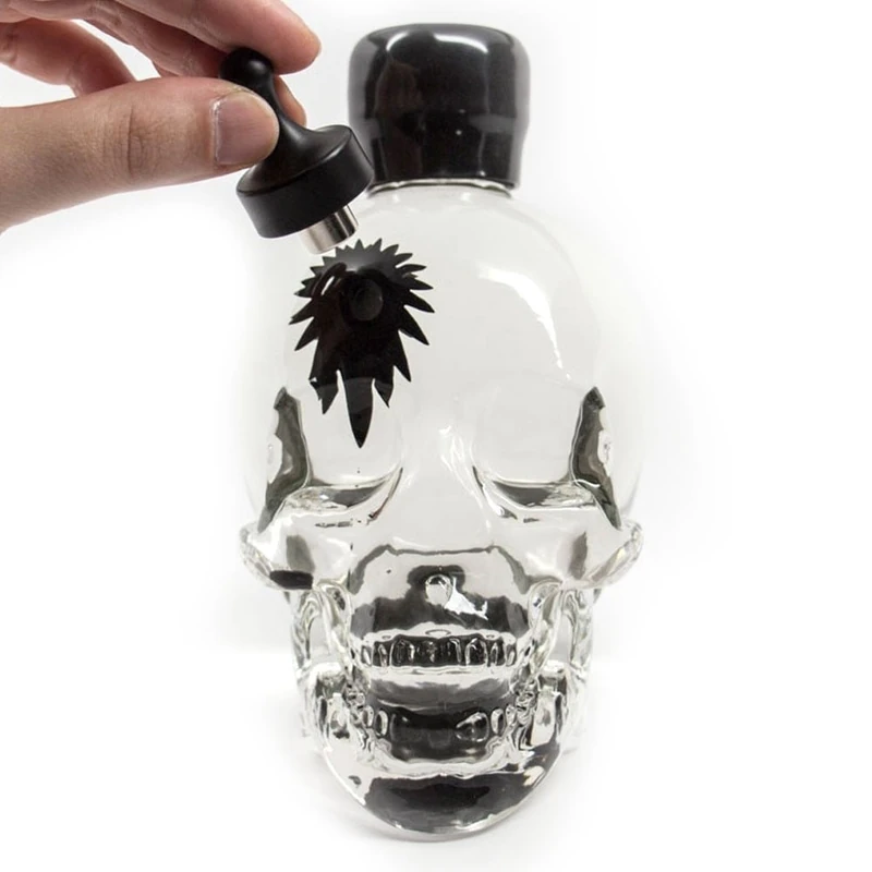 Concept Zero ZKULL Magnetic Ferrofluid Desktop Display - Black (750ml) - Image 1