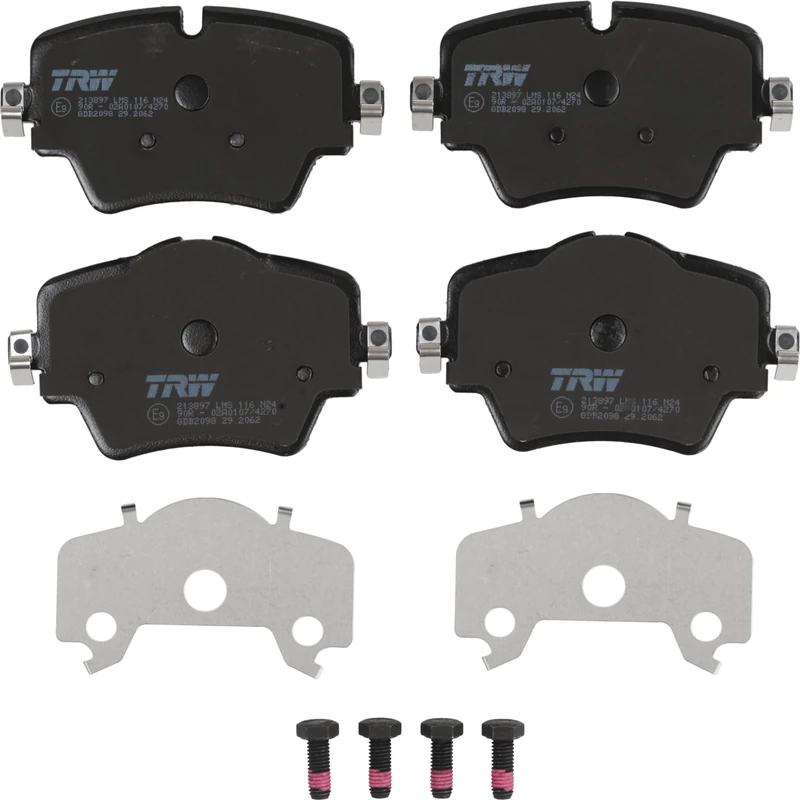 TRW GDB2098 Brake Pad Set of 4 for Mini Mini/Cooper (F56) 2013 - Front Axle and other vehicles