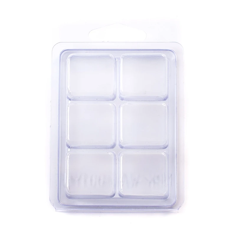 World Of Moulds 6 Cavity Wax Tart Clamshell Mould x 100