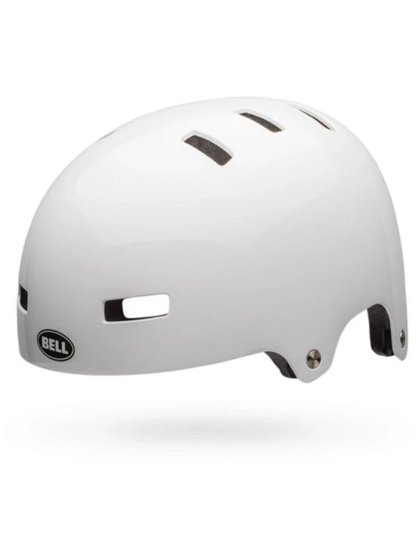 Bell - LOCAL SOLID CE Helmets - Adult Unisex - protective gear, bike helmet, BMX helmet, BMX protective helmet, White , L