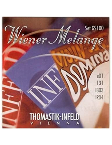 Thomastik - Wiener Melange Violin Strings - Steel, 4/4, Medium, Ball