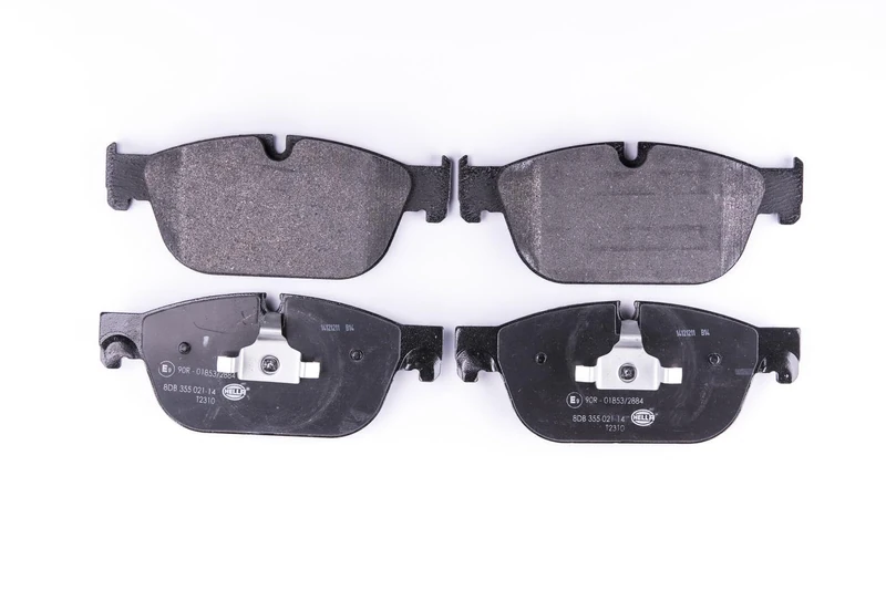HELLA 8DB 355 021-141 Brake pad set - prepared for wear indicator - T2310 - for e.g. CITROEN / PEUGEOT