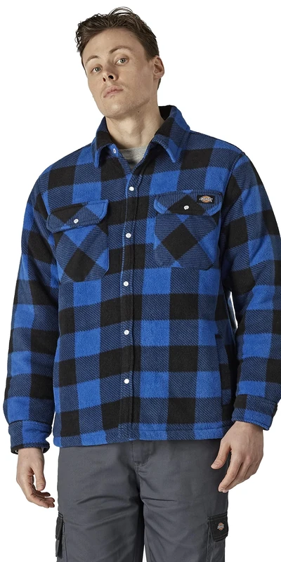 Dickies, Men's, PORTLAND SHIRT, ROYAL BLUE, L