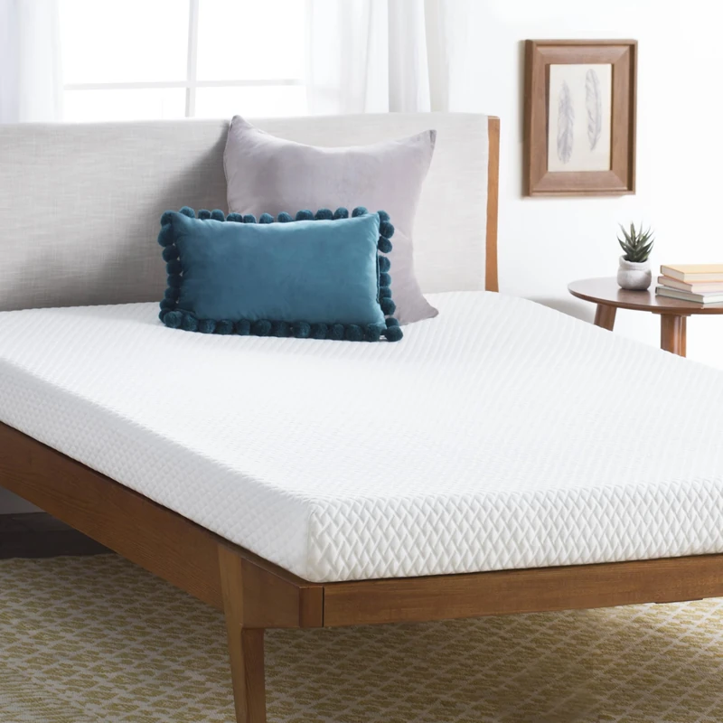 Linenspa 5 Inch Gel Memory Foam Mattress - Firm Support - Queen - Image 1