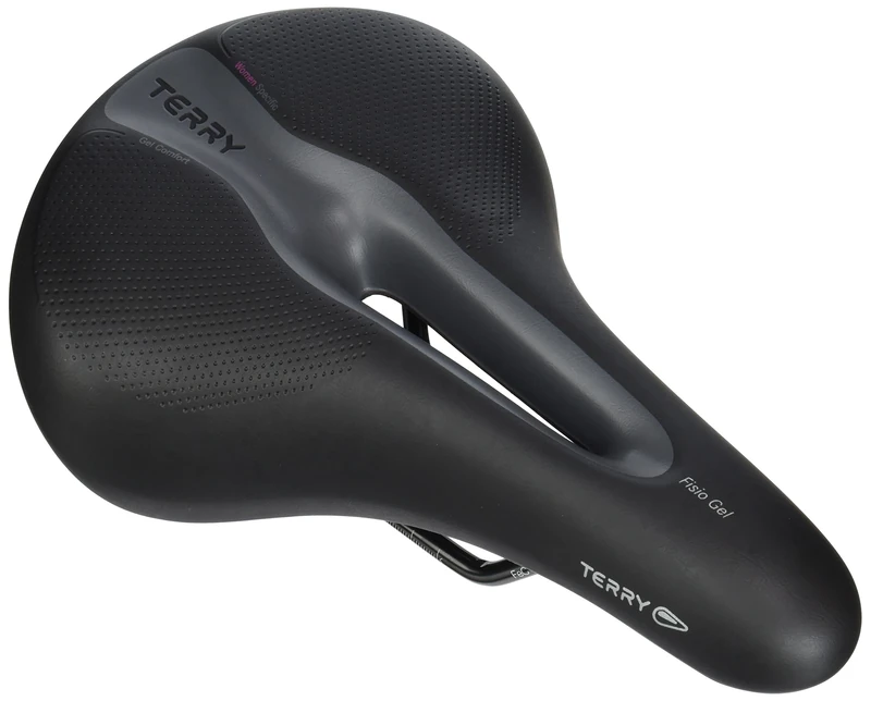 TERRY Ergon Fisio Gel Max Women's Bicycle Saddle, Black, L