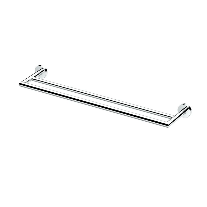 Gatco 4634 Glam 24" Double Towel Bar, Chrome, 24 Inch