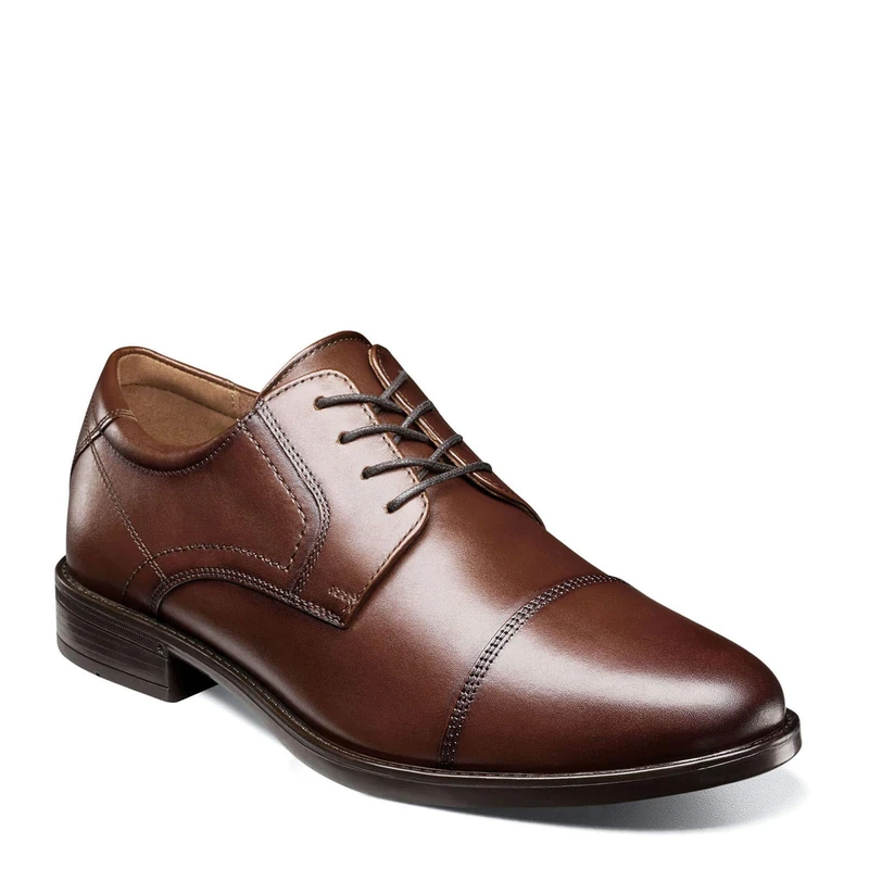Florsheim Men's Medfield Cap Toe Oxford Dress Shoe, Cognac, 10.5 UK