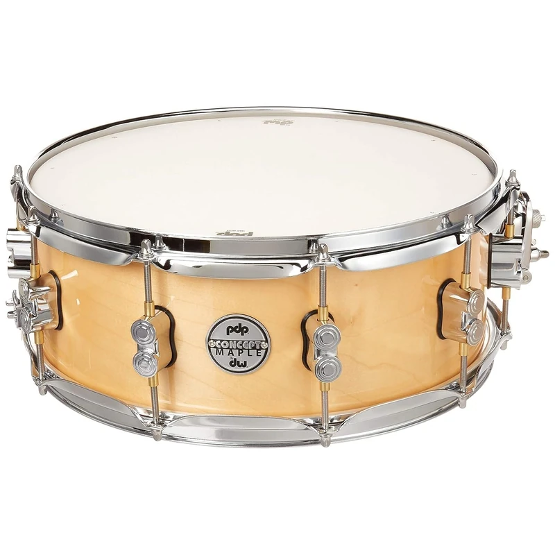 Pacific Drums Concept Maple Snare, 14" x 5.5", Natural Lacquer, Lacquer Custom