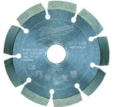 Milwaukee 0 Diamond Cutting Disc Diameter 125 (Rainureuses Wall Appliances) - 4932373147