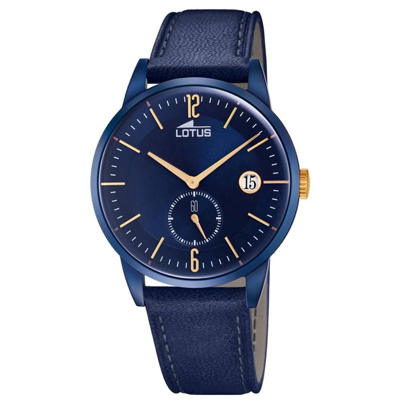 Lotus Mens Quartz Watch, Analogue Classic Display and Leather Strap 18362/1