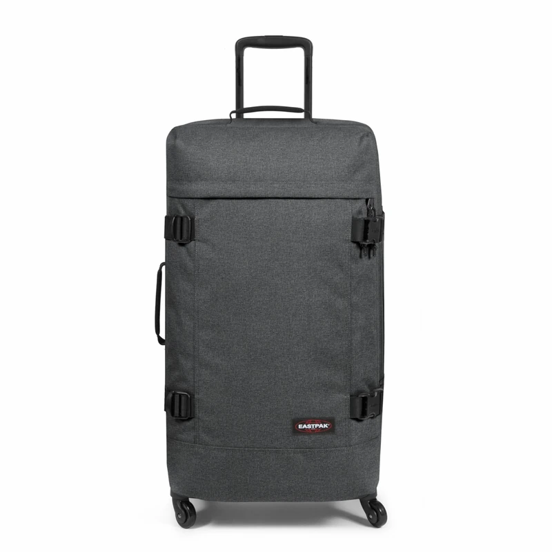Eastpak TRANS4 L Suitcase, 75 x 41 x 28 cm, 80 L - Black Denim (Grey)
