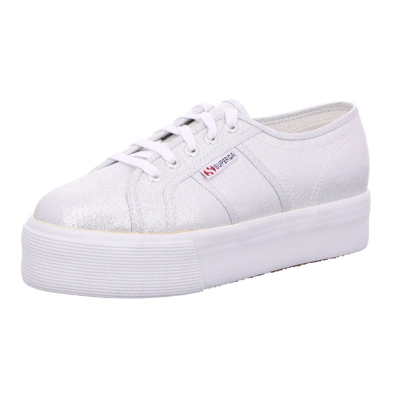 Superga Women's 2790-lamew Sneaker, Silver (silver), 5 UK