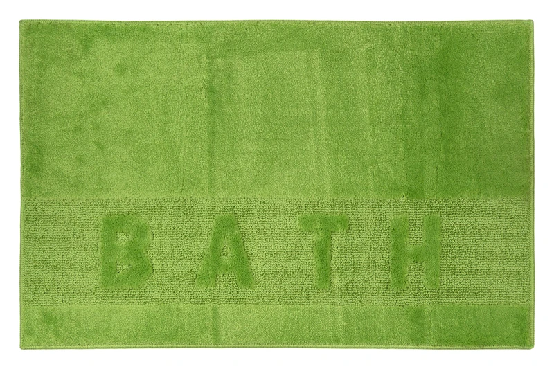 Hagemann Fabric Bath Mat, Fabric, lime, 70.0 x 120.0 x 2.0 cm