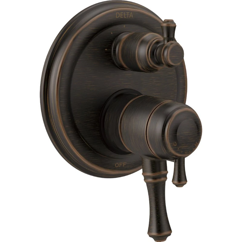 Delta T27897-RB Cassidy Traditional Monitor 17 Series Valve Trim with 3-Setting Integrated Diverter, Venetian Bronze