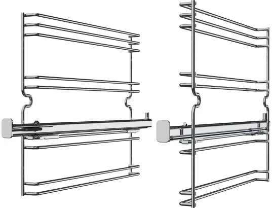 Teka | 1 Height Telescopic Oven Guides | 1 Height Oven Telescopic Guides | Stainless Steel