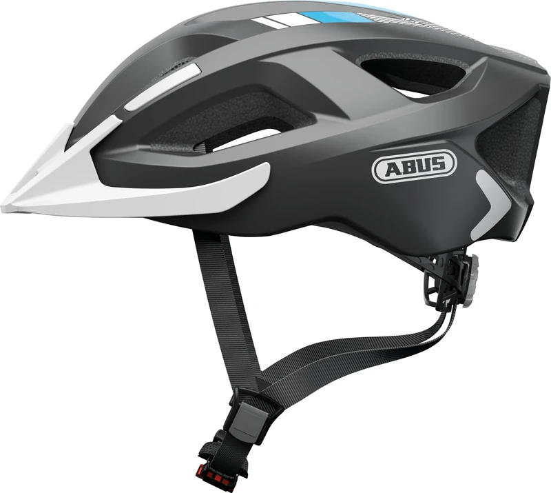 ABUS Aduro 2.0 city helmet - all-round bike helmet with light - in a sporty design for city traffic - for men and women