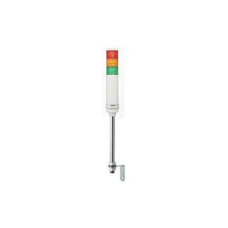 Schneider Electric - Harmony XVC4 Monolithic Precabled Tower Light, Plastic, Ø40, Tube Mounting, Steady Or Flashing, Buzzer, IP23, 24V AC/DC, XVC4B25S, Red Orange