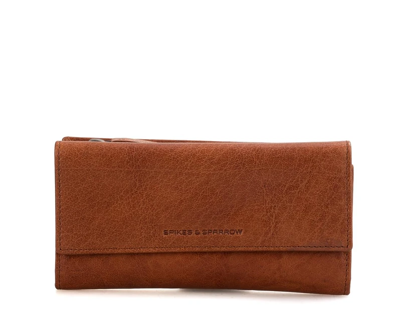 Spikes & Sparrow Unisex Louisiana Billfold, Brandy, One Size