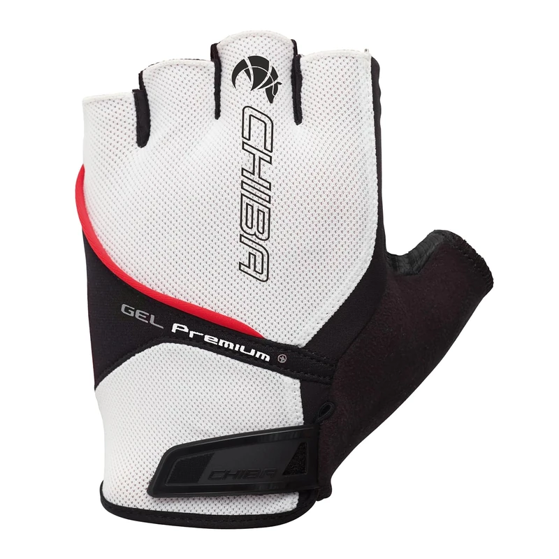 Chiba Men Gel Premium Gloves - White, Large