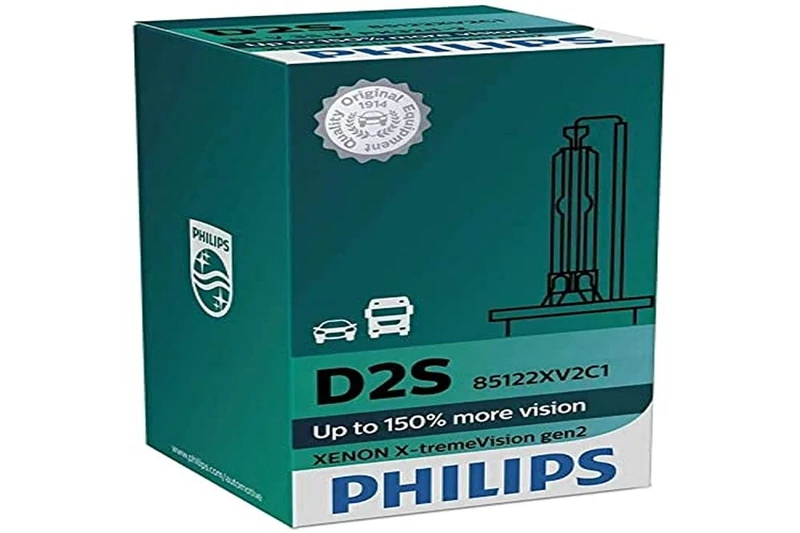 Philips Xenon X-treme Vision D2S GEN2 up to 150% more vision, Xenon burner 85122XV2C1