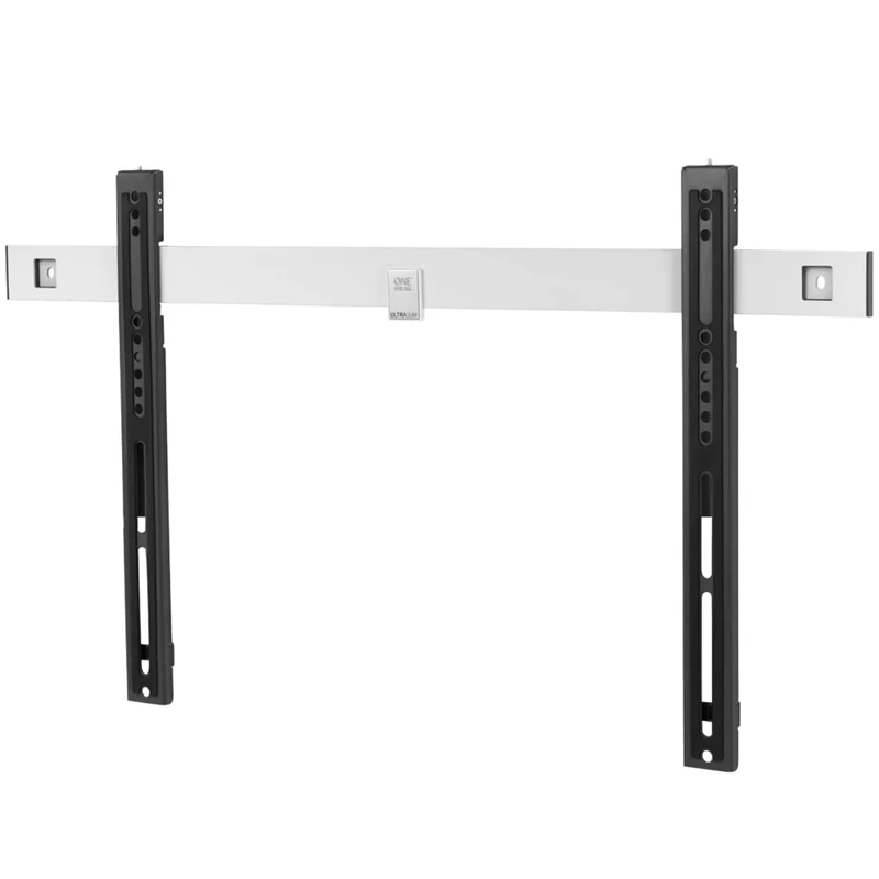One For All Ultra Slim TV Wall Bracket Mount – Screen size 32-84" - For All types of TVs – Max Weight 80kgs – VESA 100x100 to 600x400 – Black White– WM6611